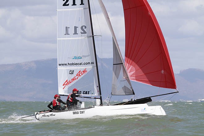 Team Wildcat Australasia - Fantasea F18 Australian Champions 2011 - Sealink Magnetic Island Race Week 2011 © Teri Dodds http://www.teridodds.com