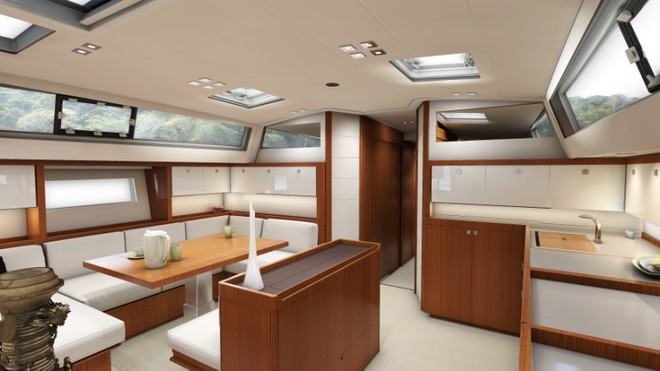 Sense(55)-Inside2 - Ensign Yachts Beneteau QLD is proud to introduce you the New Beneteau Sense 55  © Beneteau property