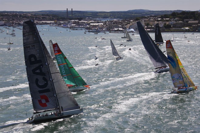 Race Start - IRC CK and VO 70 class  - Rolex Fasnet Race 2011 ©  Rolex / Carlo Borlenghi http://www.carloborlenghi.net