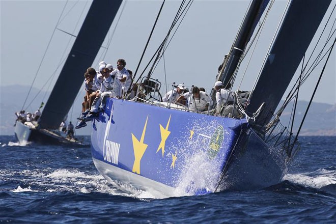 Igor Simcic’s ESIMIT EUROPA 2  - Maxi Yacht Rolex Cup 2011 ©  Rolex / Carlo Borlenghi http://www.carloborlenghi.net