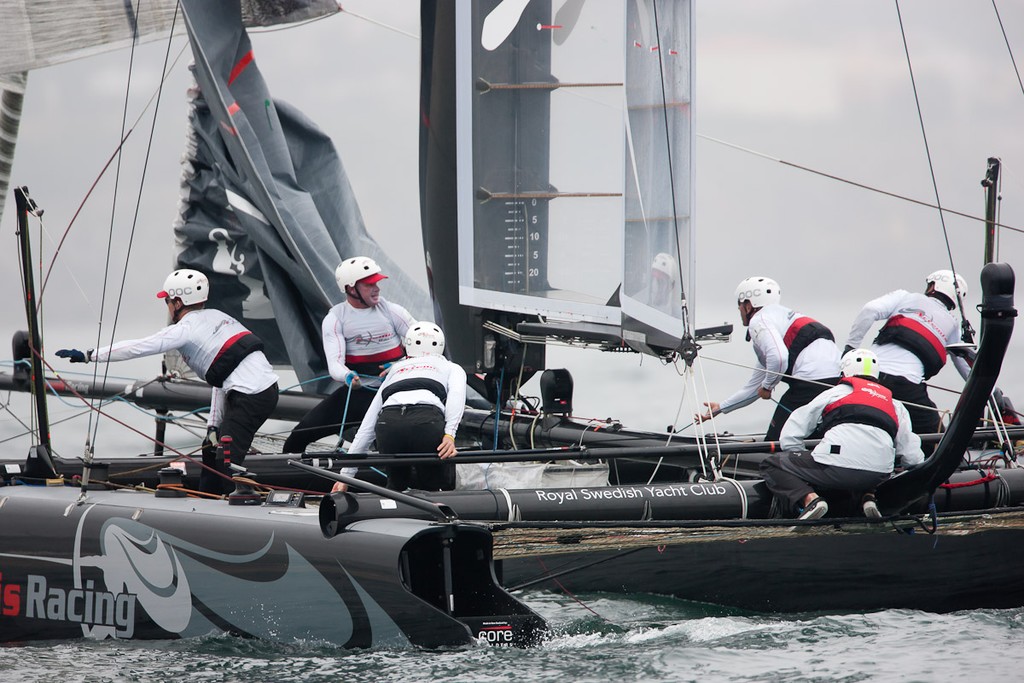 AC45 World Series, First day of the Americas Cup World Series. Artemis is second after three races.  © Sander van der Borch / Artemis Racing http://www.sandervanderborch.com