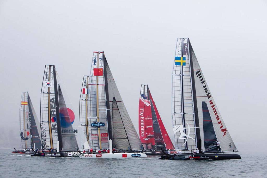 AC45 World Series, First day of the Americas Cup World Series. Artemis is second after three races.   © Sander van der Borch / Artemis Racing http://www.sandervanderborch.com