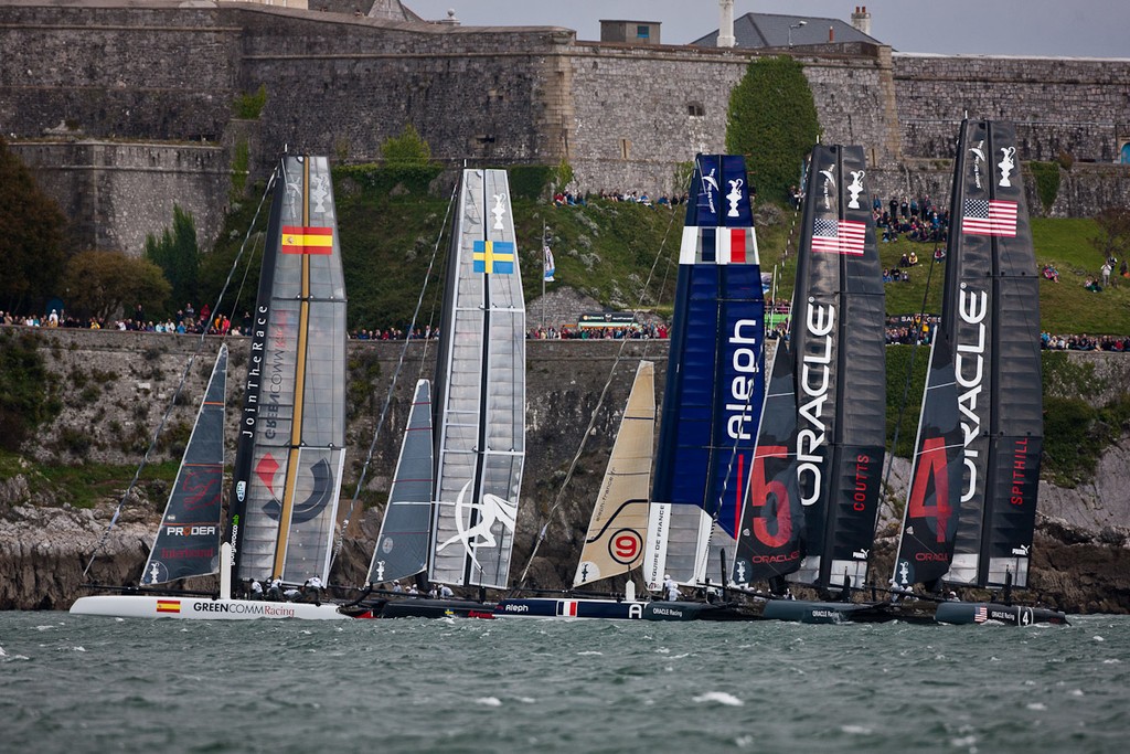 September 18th 2011, AC45 World Series Plymouth. - Artemis Racing - America´s Cup World Series Plymouth 2011 photo copyright Sander van der Borch / Artemis Racing http://www.sandervanderborch.com taken at  and featuring the  class