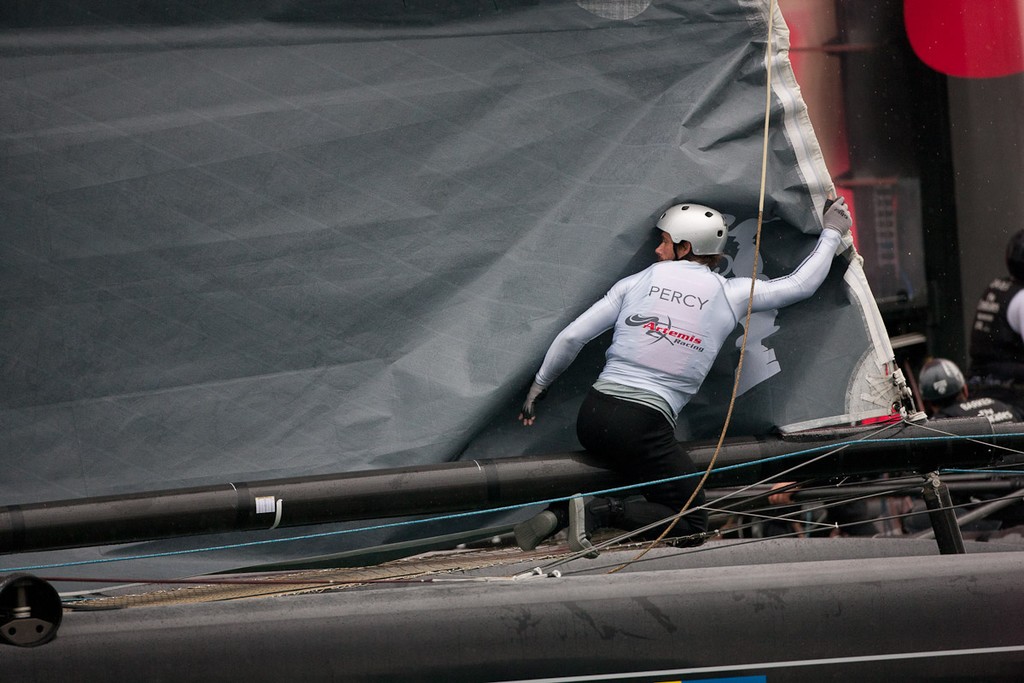 November 12th 2011, AC45 World Series San Diego. First day of Racing. - Artemis Racing during the first day of the America’s Cup World Series in San Diego © Sander van der Borch / Artemis Racing http://www.sandervanderborch.com