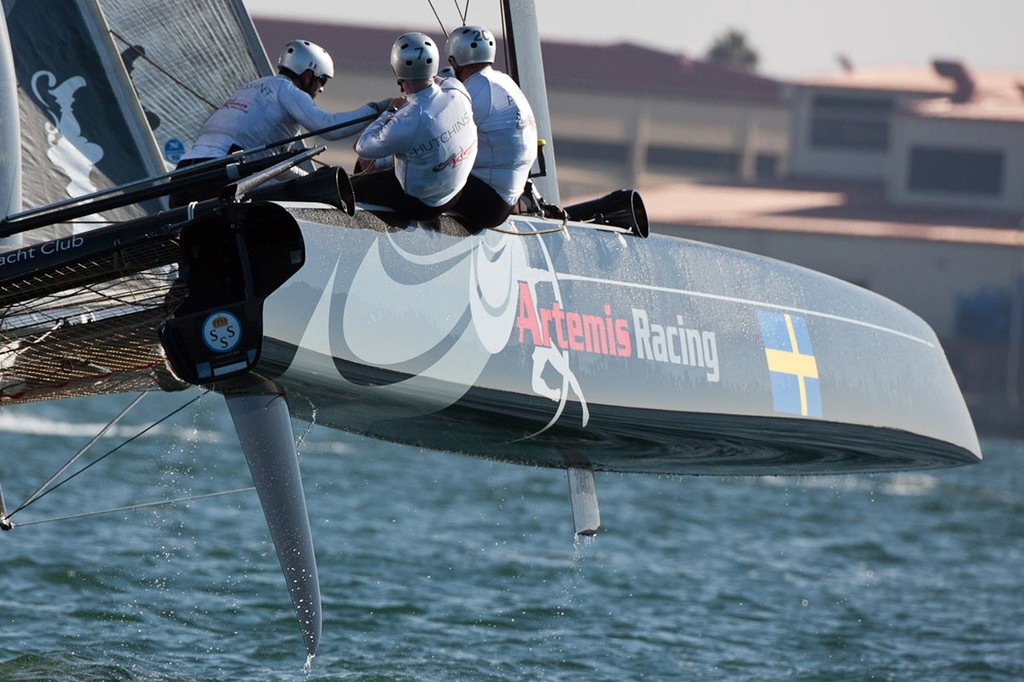 San Diego Match Racing Championship, November 16th 2011, AC45 World Series San Diego. Practice day © Sander van der Borch / Artemis Racing http://www.sandervanderborch.com