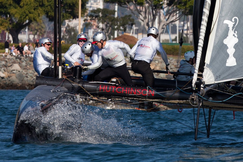 San Diego Match Racing Championship, November 16th 2011, AC45 World Series San Diego. Practice day © Sander van der Borch / Artemis Racing http://www.sandervanderborch.com