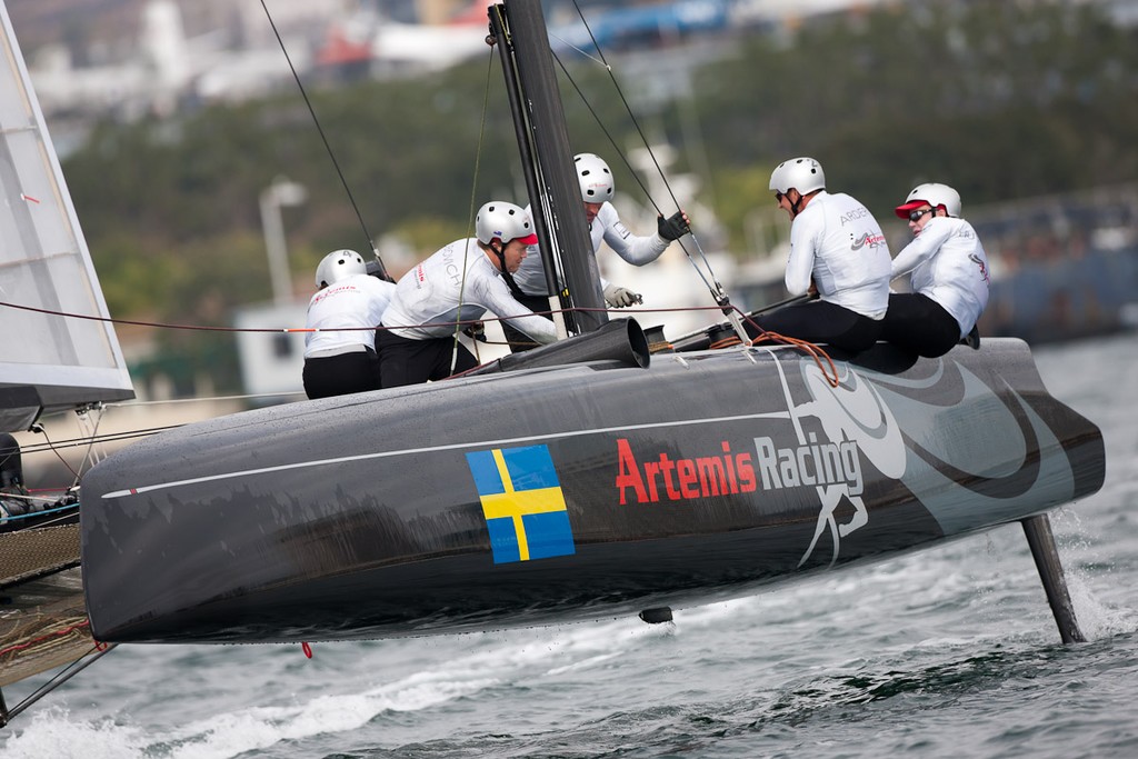 Artemis Racing - America’s Cup World Series San Diego 2011 photo copyright Sander van der Borch / Artemis Racing http://www.sandervanderborch.com taken at  and featuring the  class