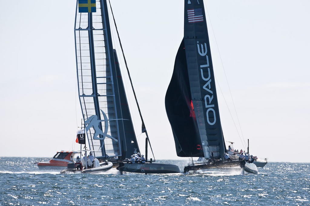 August 13th 2011, AC45 World Series. Sixth day of racing. © Sander van der Borch / Artemis Racing http://www.sandervanderborch.com