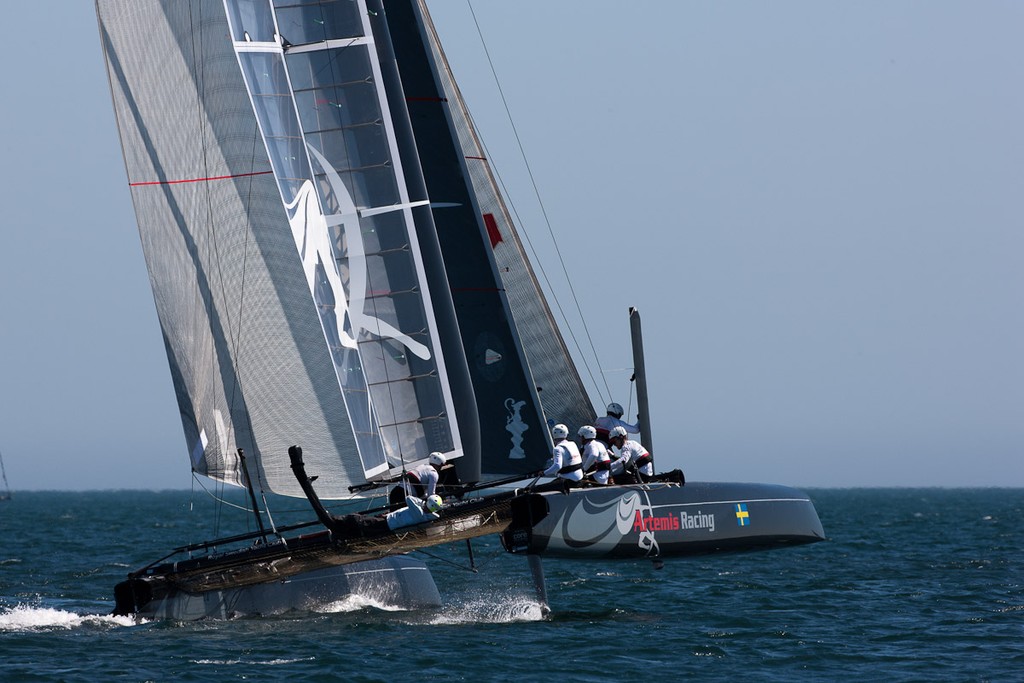 August 13th 2011, AC45 World Series. Sixth day of racing. © Sander van der Borch / Artemis Racing http://www.sandervanderborch.com
