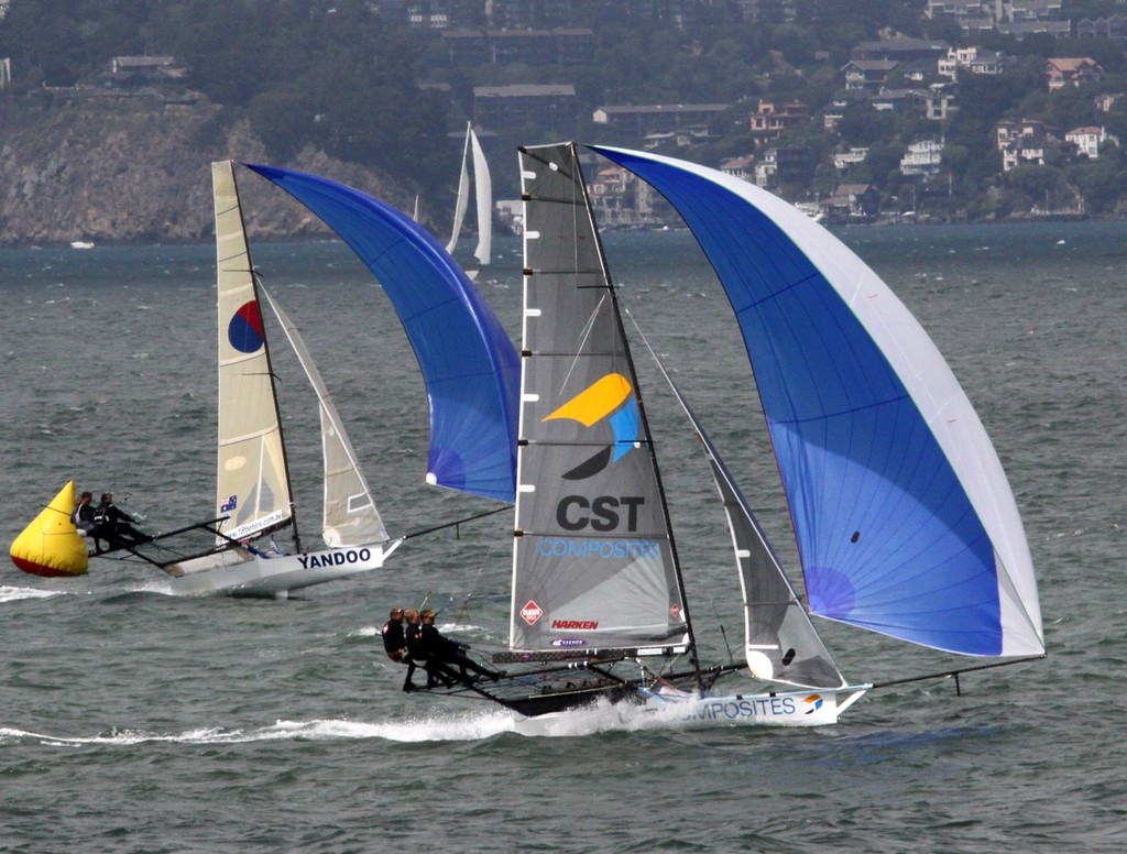 Day 5 of the International 18ft skiff series, San Francisco © Rich Roberts http://www.UnderTheSunPhotos.com