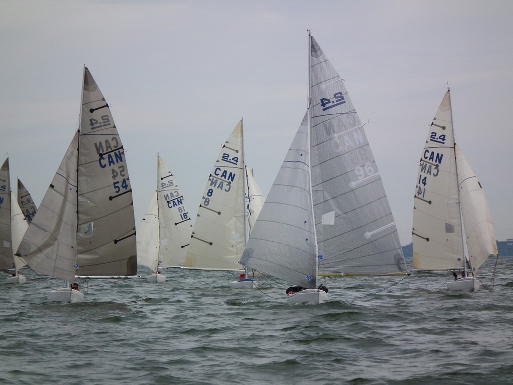 Final Day of International 2.4mR North American Championships © John Crawley