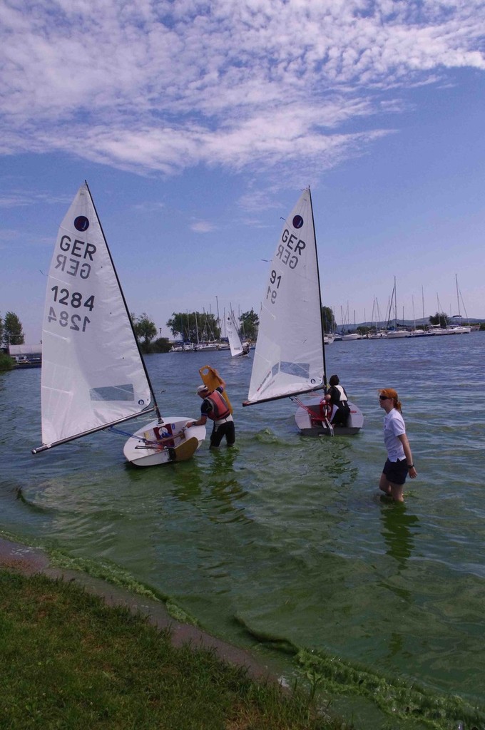 Soup anyone?  - Europe Dinghy Veteran World Cup 2011 photo copyright Andy Greager taken at  and featuring the  class