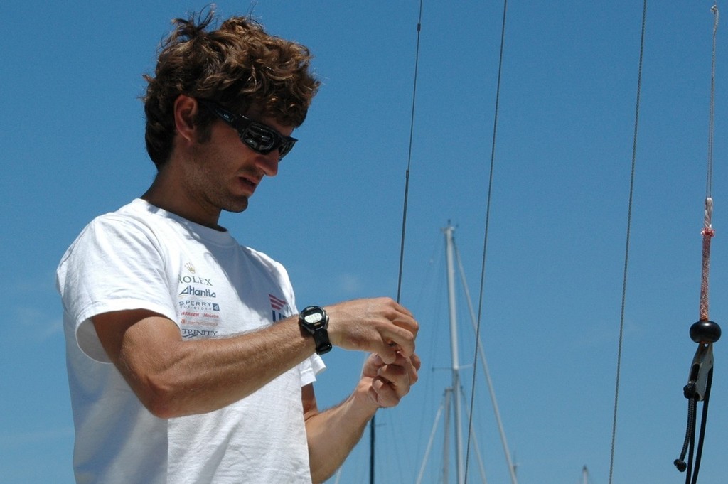 USA 470 skipper Stu McNay looking forward to the racing - Perth 2011 ISAF Sailing World Championships © Shauna McGee Kinney