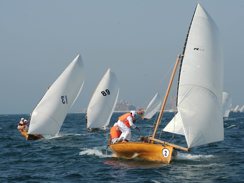 Dubai Traditional 22ft Sailing Dhow Race 23rd September 2011 © DIMC