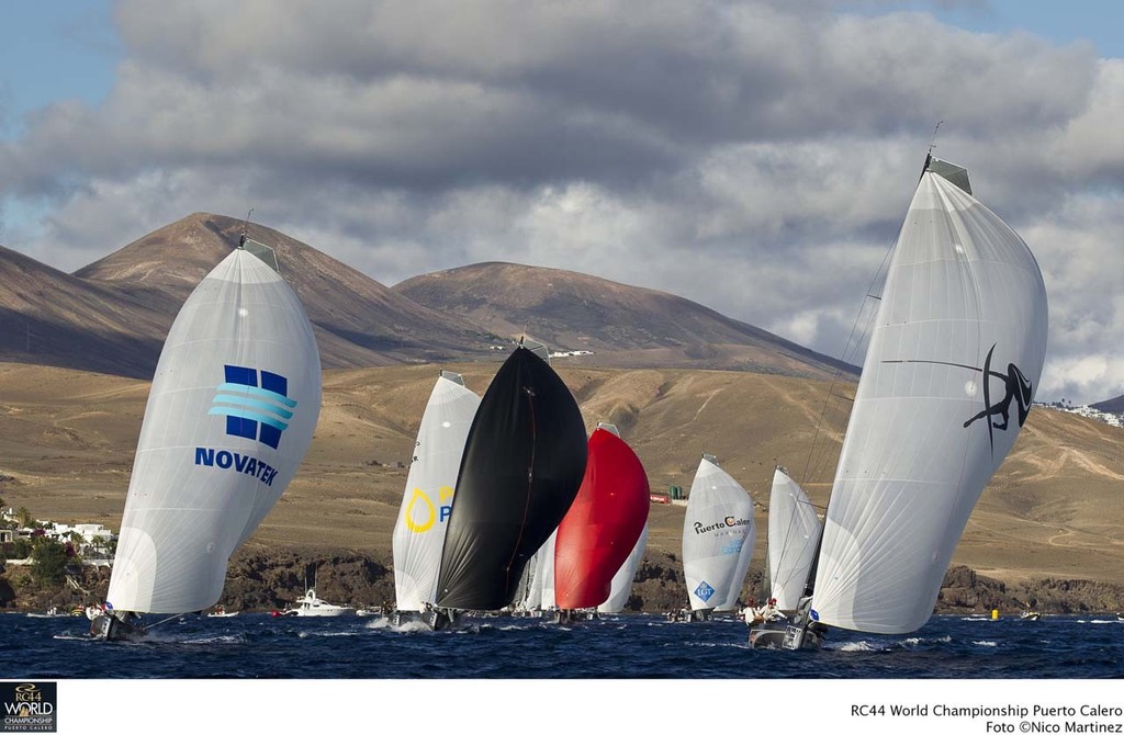 RC44 World Championship Puerto Calero 2011 © Nico Martinez / RC 44 Class Association http://www.rc44.com
