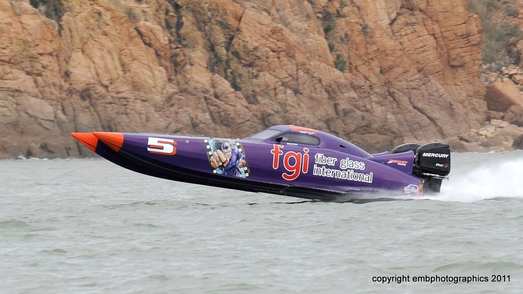 'FGI' has delivered five podiums to its crew with three wins and two seconds from five starts. - Redcliffe Offshore Race photo copyright Reg Blunt taken at  and featuring the  class