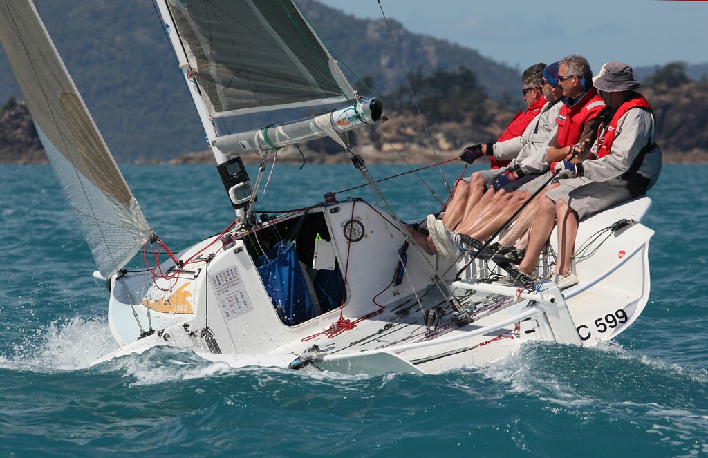 Sailing with wings - Hamilton Island Race Week 2011 © Crosbie Lorimer http://www.crosbielorimer.com