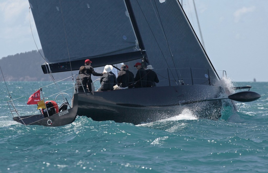 Q - the answer is the flying bulb  - Hamilton Island Race Week 2011 © Crosbie Lorimer http://www.crosbielorimer.com