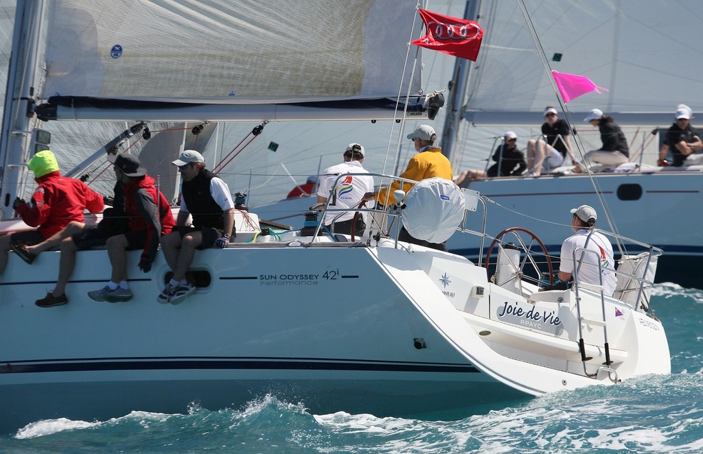 Joie de Vie - AHSat 0545 - Hamilton Island Race Week 2011 © Crosbie Lorimer http://www.crosbielorimer.com