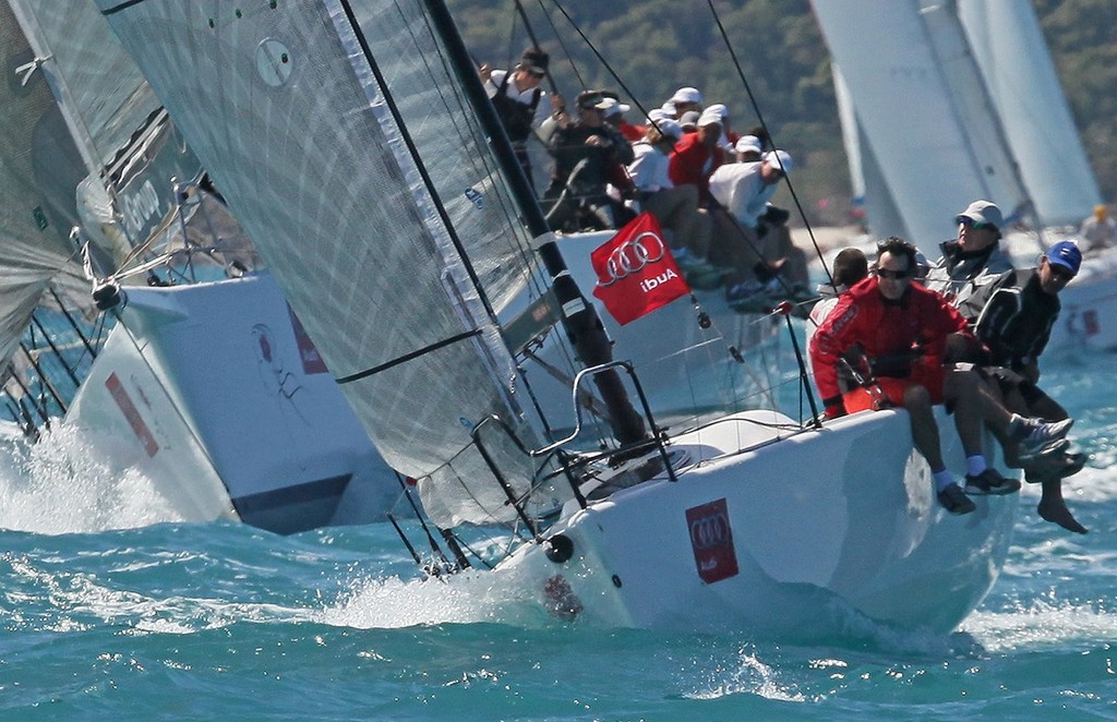 Behind you! - Hamilton Island Race Week 2011 © Crosbie Lorimer http://www.crosbielorimer.com