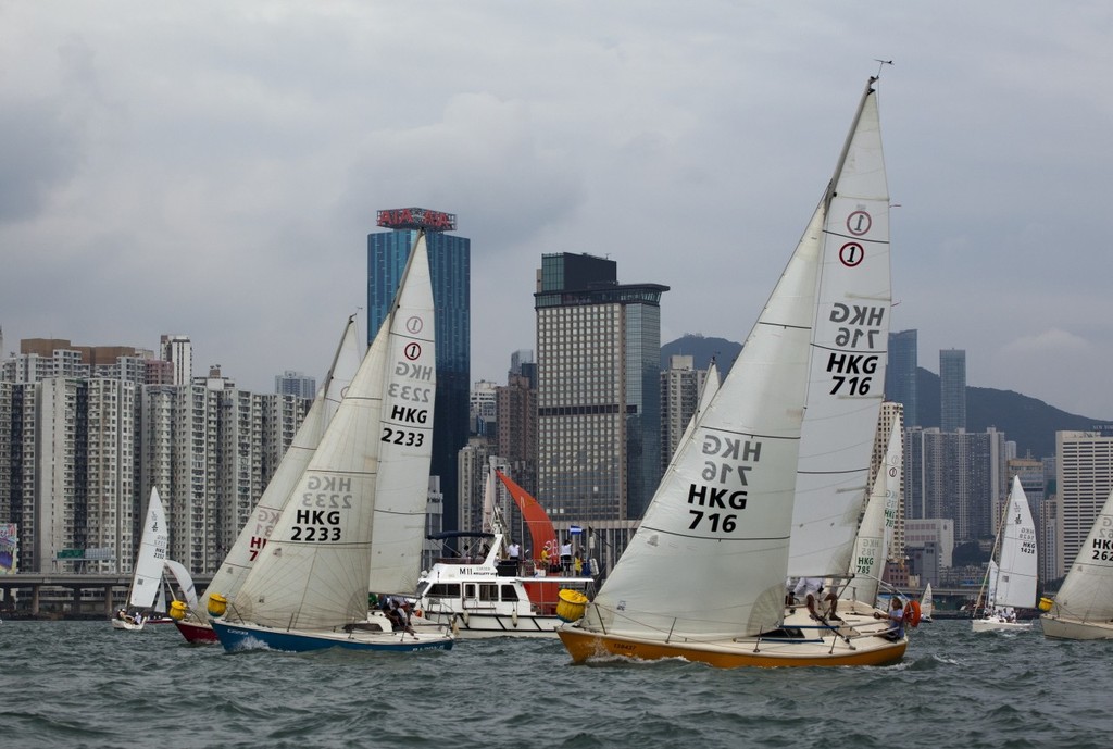 RHKYC Autumn Regatta 2011- Impala start. ©  RHKYC/Guy Nowell http://www.guynowell.com/