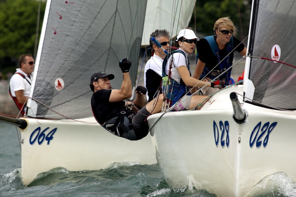 RHKYC Autumn Regatta 2011 - muscle power. Fly by Wire. ©  RHKYC/Guy Nowell http://www.guynowell.com/