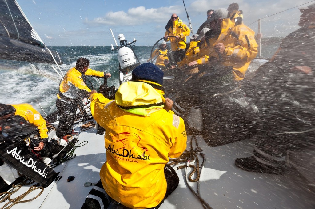 Abu Dhabi Ocean Racing training  - Volvo Ocean Race 2011-12 photo copyright Ian Roman/Volvo Ocean Race http://www.volvooceanrace.com taken at  and featuring the  class