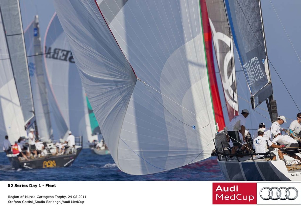 52 Series Day 1: Fleet - Region of Murcia Trophy 2011 © Stefano Gattini - Audi Medcup www.medcup.org