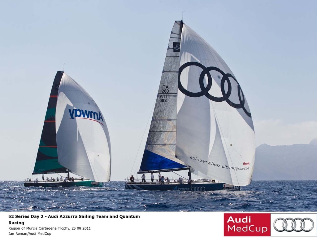Audi Azzurra and Quantum: 52 Series Day 2 - Region of Murcia Trophy 2011 © Ian Roman/Audi MedCup http://2008.medcup.org/home/