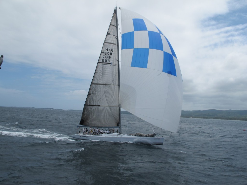 Frank Pong's 'Boracay' approaches the finish line - Boracay Cup 2011 photo copyright Boracay Cup taken at  and featuring the  class