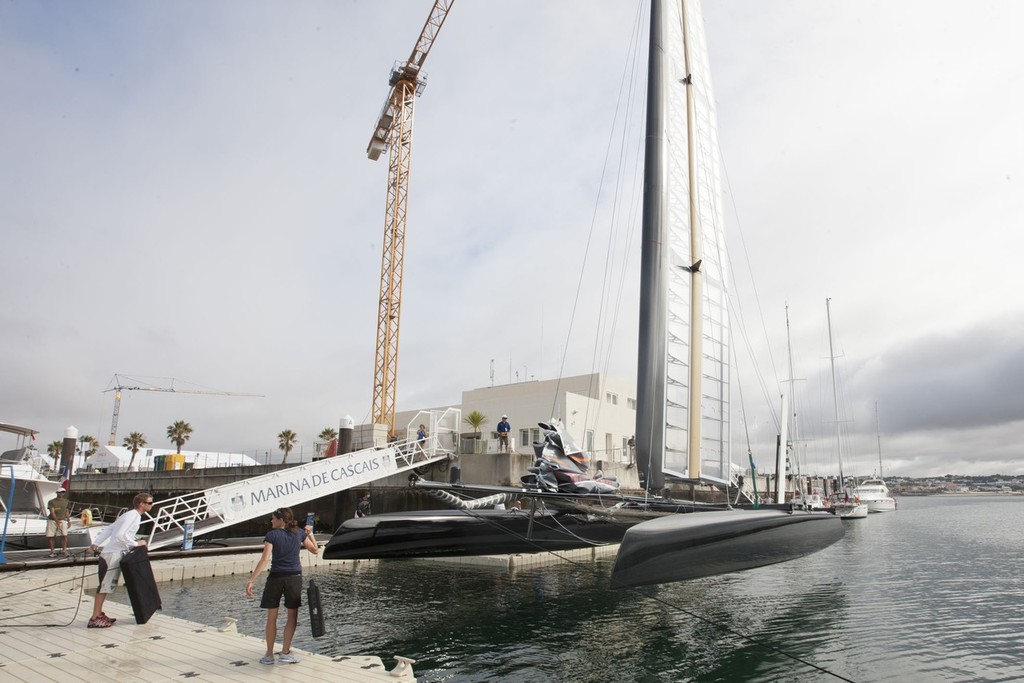 Green Comm racing - First sail - Cascais, Portugal © ACEA - Photo Gilles Martin-Raget http://photo.americascup.com/