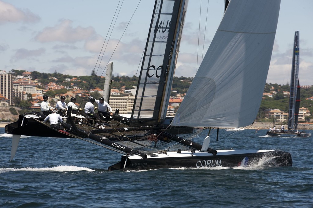 Energy (FRA) - Training Day, Cascais, Portugal 2 August 2011 © ACEA - Photo Gilles Martin-Raget http://photo.americascup.com/