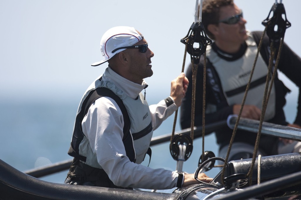 Green Comm racing - First sail - Cascais, Portugal © ACEA - Photo Gilles Martin-Raget http://photo.americascup.com/
