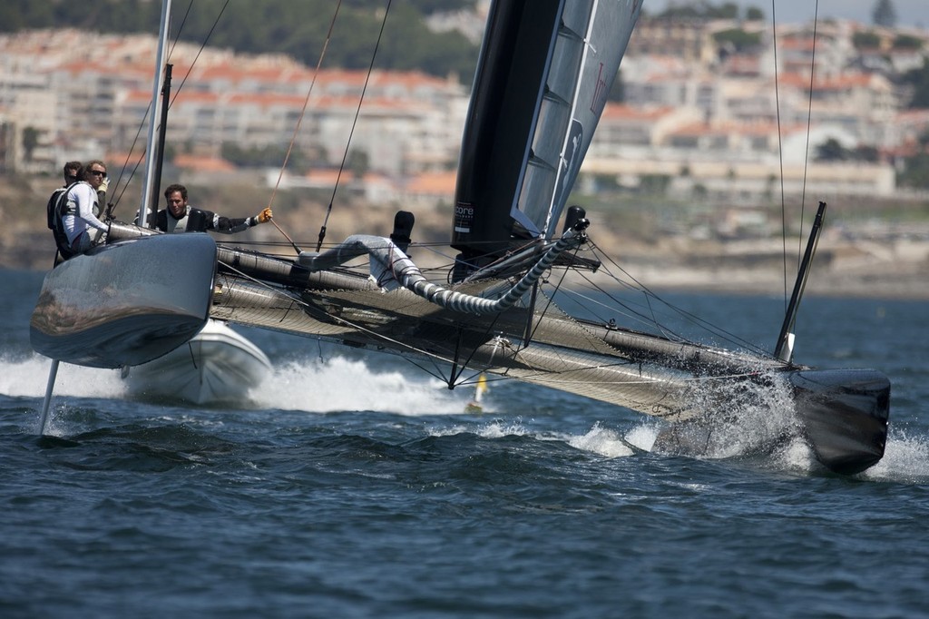 Green Comm racing - First sail - Cascais, Portugal © ACEA - Photo Gilles Martin-Raget http://photo.americascup.com/