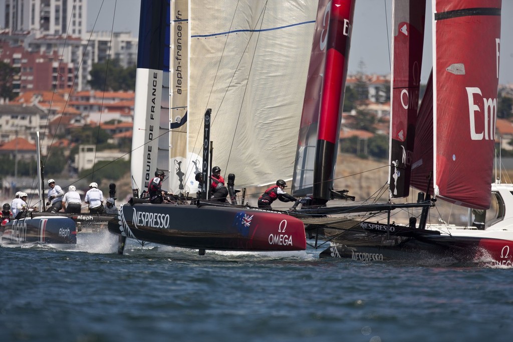 Emirates Team New Zealand - - America’s Cup World Series, Cascais, 3 August 2011 © ACEA - Photo Gilles Martin-Raget http://photo.americascup.com/