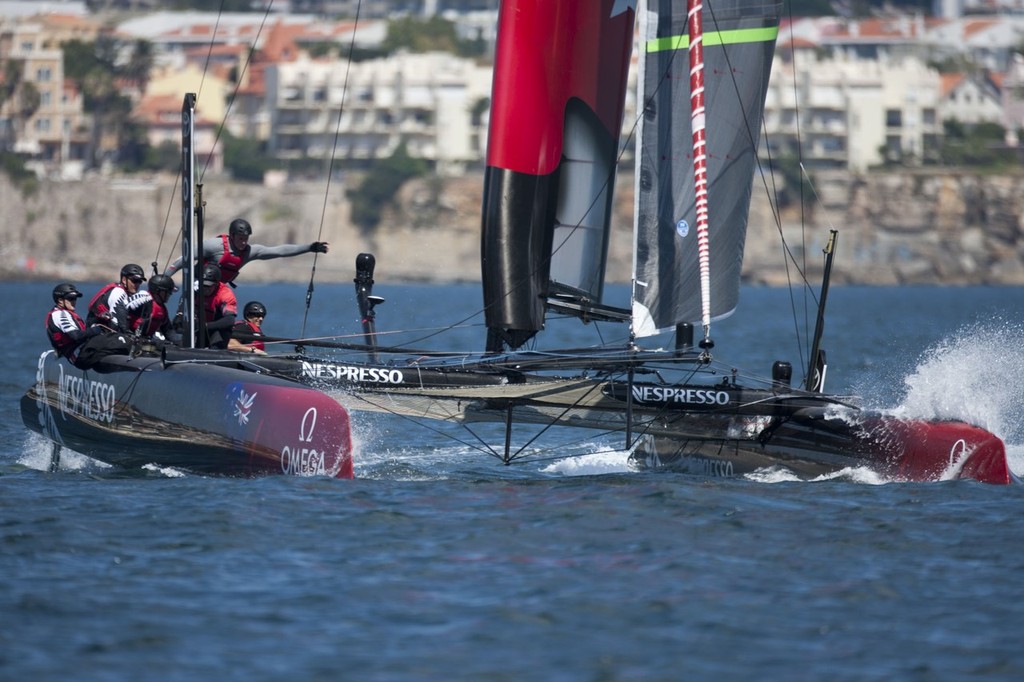 Emirates Team New Zealand - - America’s Cup World Series, Cascais, 3 August 2011 © ACEA - Photo Gilles Martin-Raget http://photo.americascup.com/