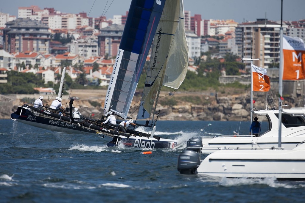 03/08/2011 - Cascais (POR) - 34th America's Cup - AC World Series - Cascais 2011 - Alephç - - America's Cup World Series, Cascais, 3 August 2011 photo copyright ACEA - Photo Gilles Martin-Raget http://photo.americascup.com/ taken at  and featuring the  class