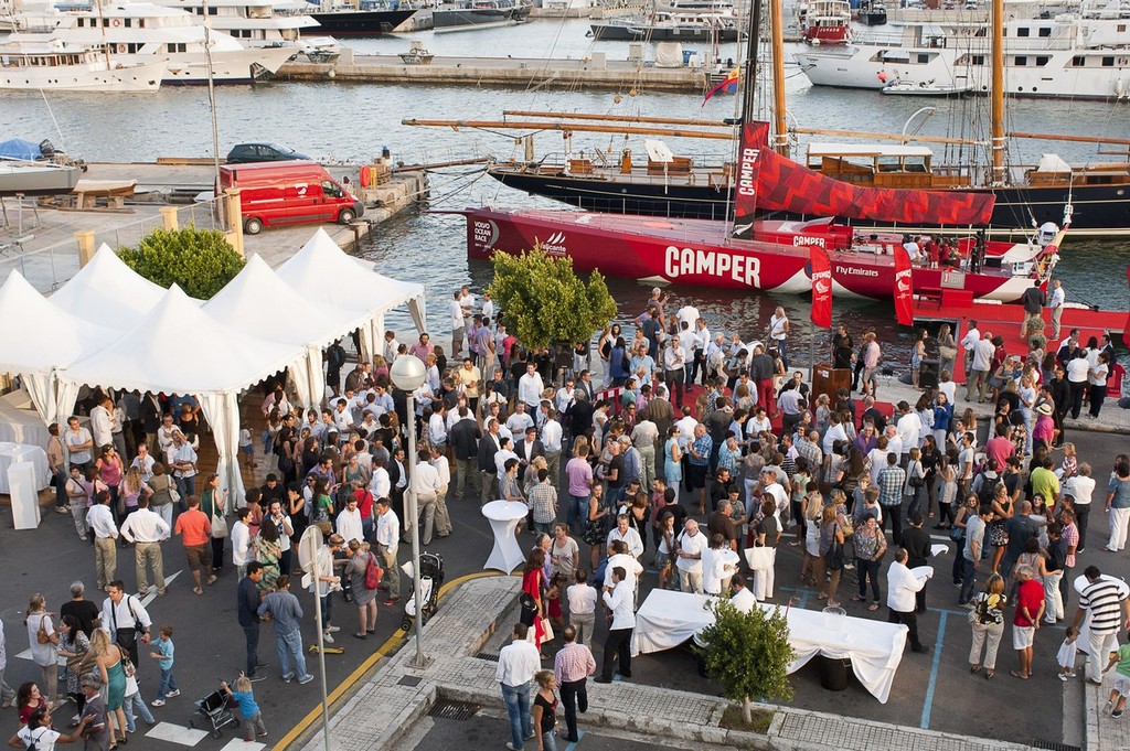 CAMPER with Emirates Team New Zealand official christening in Mallorca. 22/9/2011 photo copyright Volvo Ocean Race http://www.volvooceanrace.com taken at  and featuring the  class