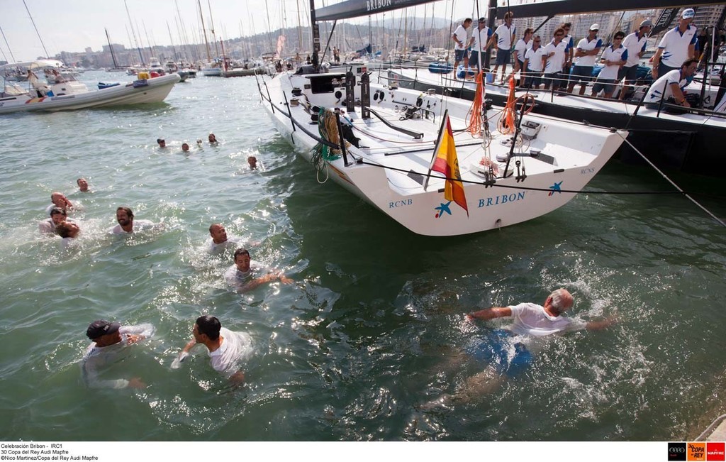Celebración Bribon - IRC1 - Copa del Rey Audi Mapfre 2011 © Nico Martinez http://www.nicomartinez.com