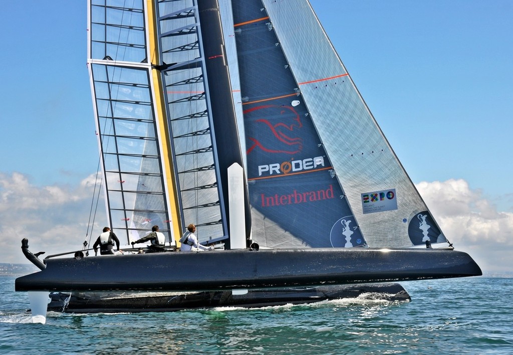 Green Comm sailing in Cascais, Portugal ahead of the ACWS © Pierre Orphanidis/Green Comm