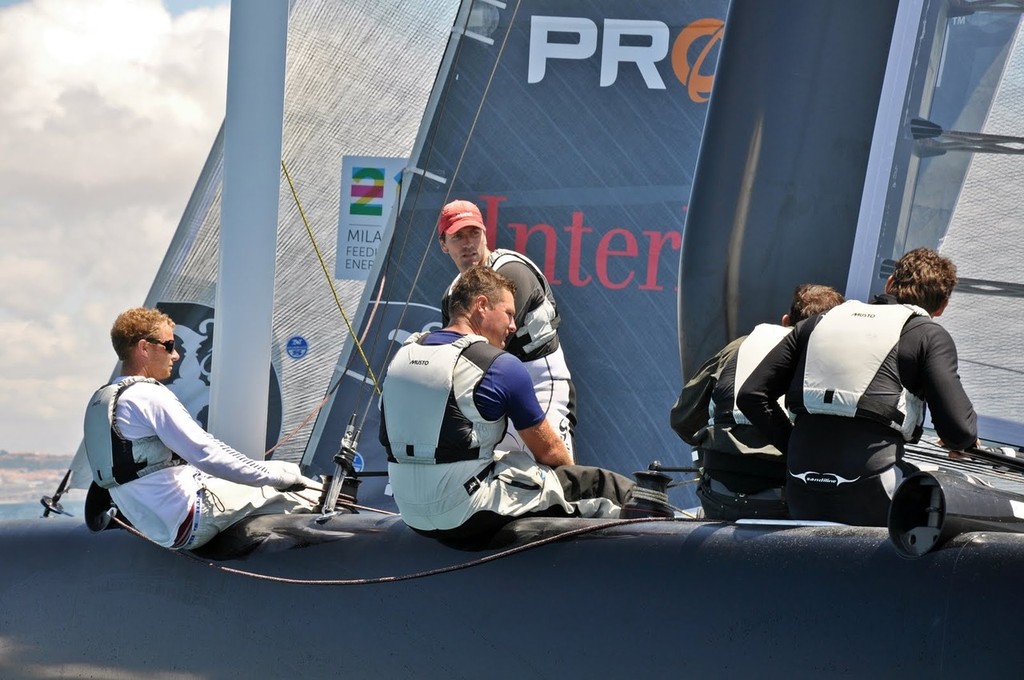Green Comm sailing in Cascais, Portugal ahead of the ACWS © Pierre Orphanidis/Green Comm