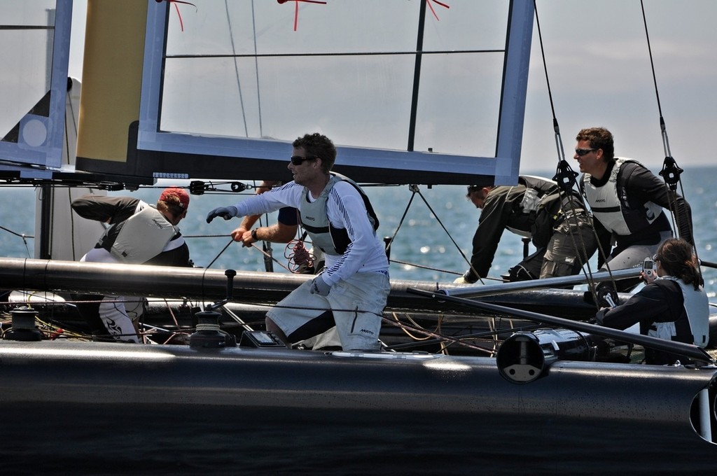 Green Comm sailing in Cascais, Portugal ahead of the ACWS © Pierre Orphanidis/Green Comm