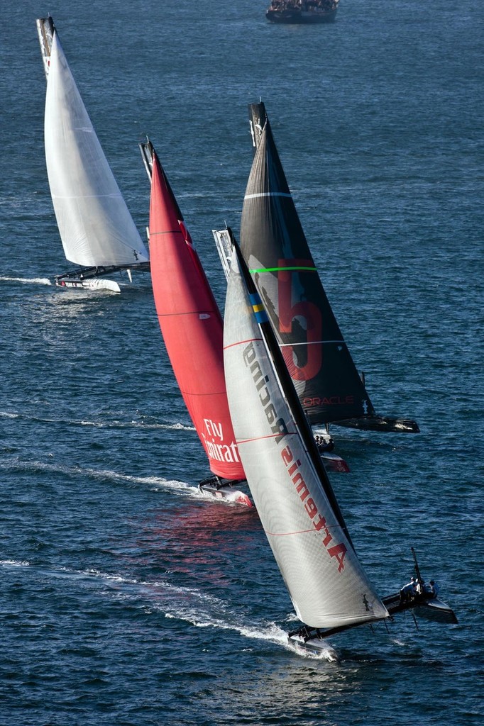 34th America’s Cup: America’s Cup World Series San Diego 2011 - Fleet Race Day 1 © ACEA - Photo Gilles Martin-Raget http://photo.americascup.com/