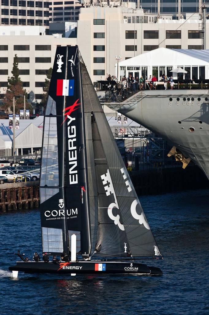 34th America’s Cup: America’s Cup World Series San Diego 2011 - Fleet Race Day 1 © ACEA - Photo Gilles Martin-Raget http://photo.americascup.com/