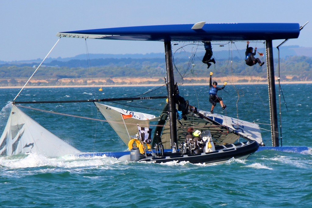 Extreme 40&rsquo;s Aberdeen Asset Management Capsize photo copyright Ben Gladwell http://www.sail-world.com/nz taken at  and featuring the  class