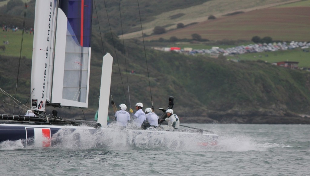 China Team - America’s Cup World Series - Day 7, 18 September 2011 © Ben Gladwell http://www.sail-world.com/nz