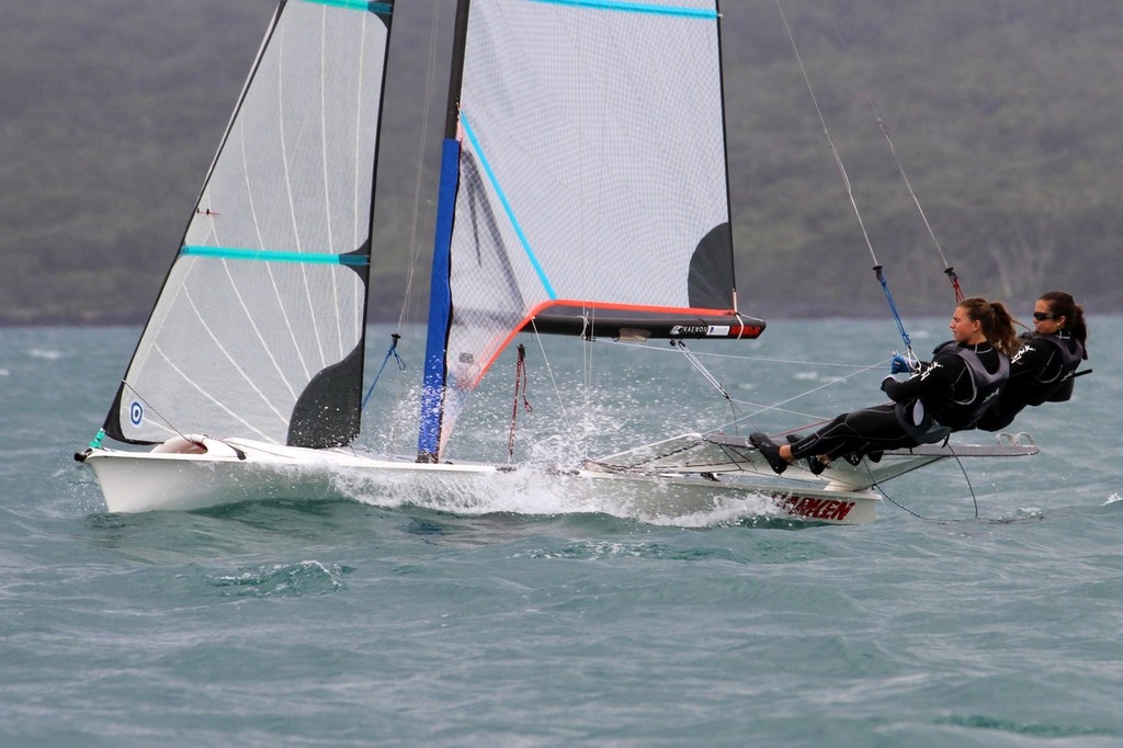 IMG 7995 - 2011-10-22 at 12-23-04 - Mackay Womens High Performance Skiff Trials entrant - Takapuna October 2011 photo copyright Richard Gladwell www.photosport.co.nz taken at  and featuring the  class