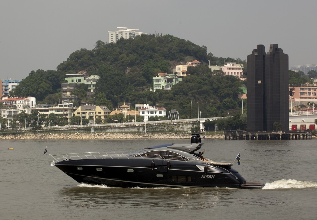 Macau Yacht Show 2011 - 28 October 2011 - Sunseeker Predator 63 in Macau <br />
 © Guy Nowell http://www.guynowell.com