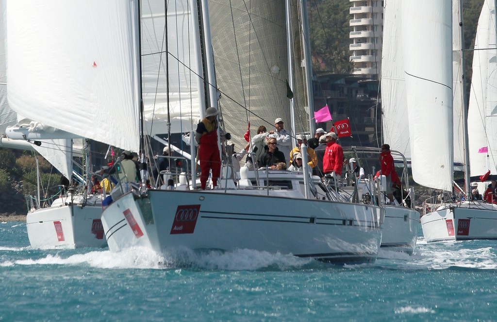 Cruiser Div 2 start - Audi Hamilton Island Race Week 2011 photo copyright Crosbie Lorimer http://www.crosbielorimer.com taken at  and featuring the  class