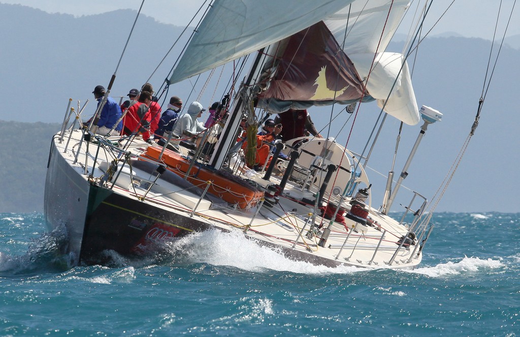 Condor heading for the finish - Audi Hamilton Island Race Week 2011 photo copyright Crosbie Lorimer http://www.crosbielorimer.com taken at  and featuring the  class